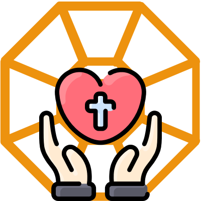 Heart & hands icon